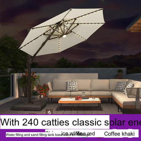 ZIYE Hiroshi Eco-Friendly Solar Street Umbrella from ZIYE
