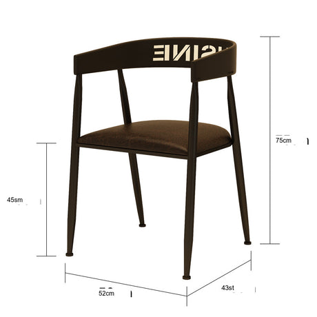 WEIMEI Lysandra Elegant Leisure Red High Chair from WEIMEI