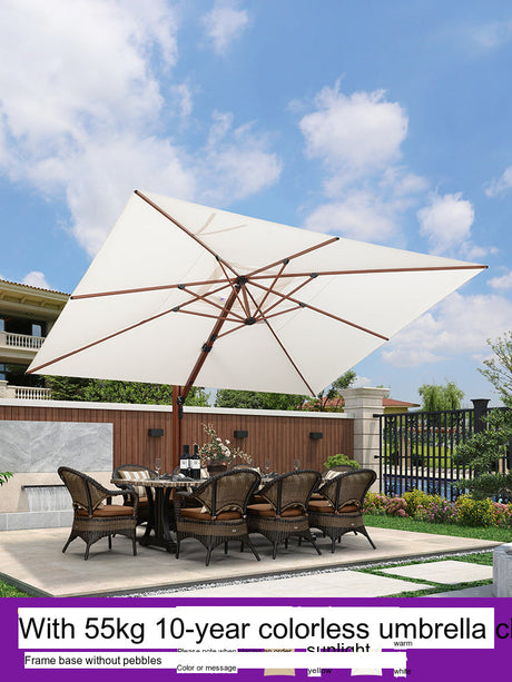 ZIYE Shinjuku Elegant Solar-Powered Street Umbrella Villa from ZIYE