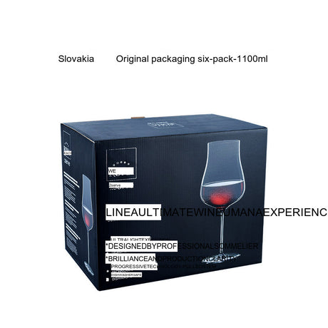 RONA Czech Burgundy Red Wine Glass from RONA