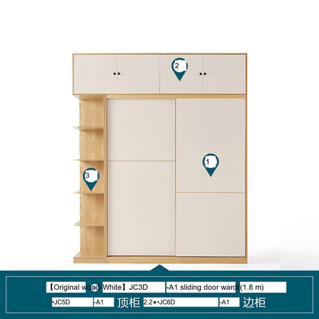 LINSYKIDS Japanese Style Sliding Door Wardrobe from LINSY KIDS