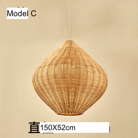 BOJI Kintaro Elegant Bamboo Chandeliers from BOJI