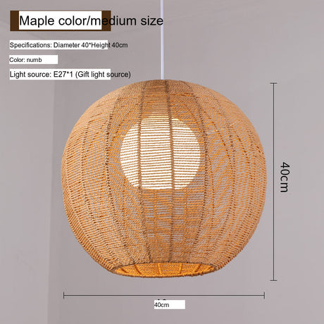 BOJI Kintaro Artistic Woven Lampshade Ceiling Lamp from BOJI