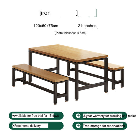 WEIMEI Langley Rustic Compact Square Dining Set from WEIMEI