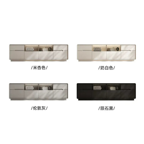 LINYUE Cassian Italian Minimalist Cream TV Cabinet from LINYUE