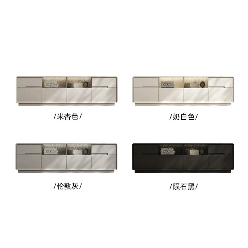 LINYUE Cassian Italian Minimalist Cream TV Cabinet from LINYUE
