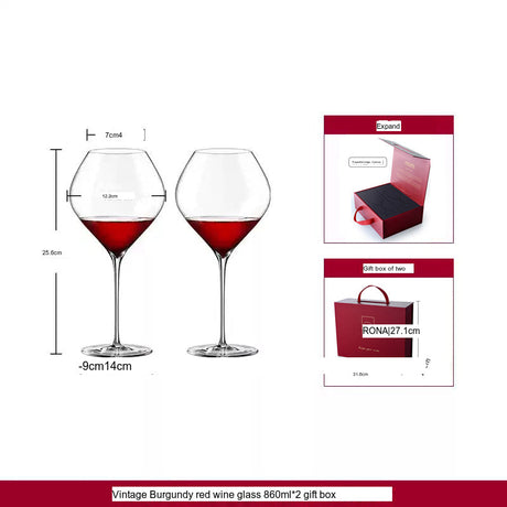 RONA Swan Wine Glass High-End Glossy Set from RONA