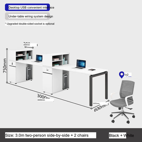 MUTINI Calypso Minimalist Ergonomic Office Desk Set from MUTINI