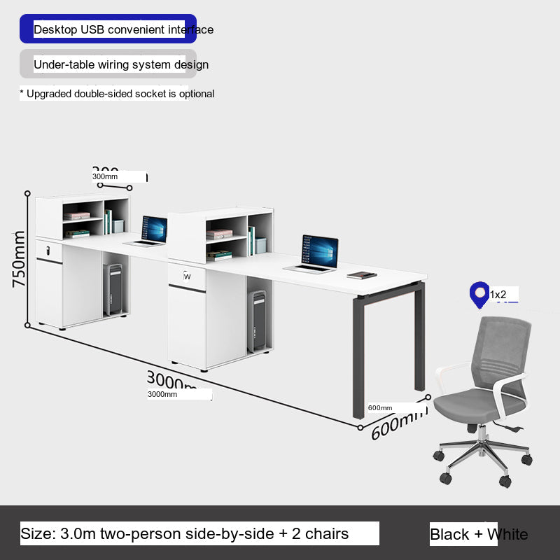 MUTINI Calypso Minimalist Ergonomic Office Desk Set from MUTINI