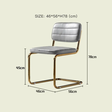 LAZYSPACE Olivia Light Luxury Leather Chair from LAZYSPACE