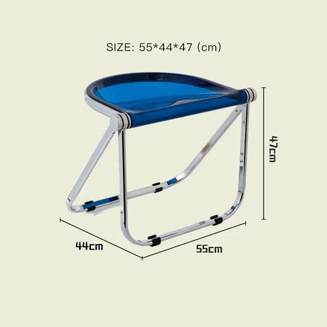 LAZYSPACE Noah Transparent Folding Chair from LAZYSPACE