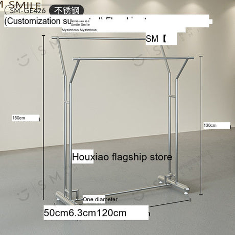 SM Henry Stainless Steel Clothing Hanger Stand from SM