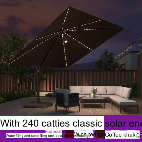 ZIYE Hiroshi Eco-Friendly Solar Street Umbrella from ZIYE