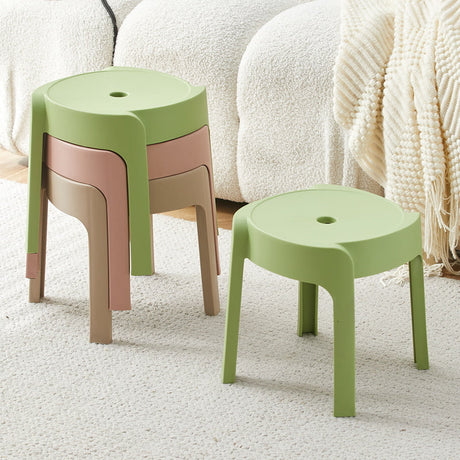 A&D Nyamira Thickened Stackable Round Stool from A&D