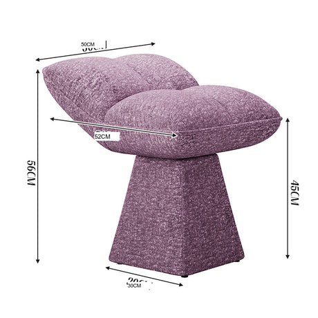 FANMINGDI Elowen Cream Chic Stylish Makeup Stool from FANMINGDI
