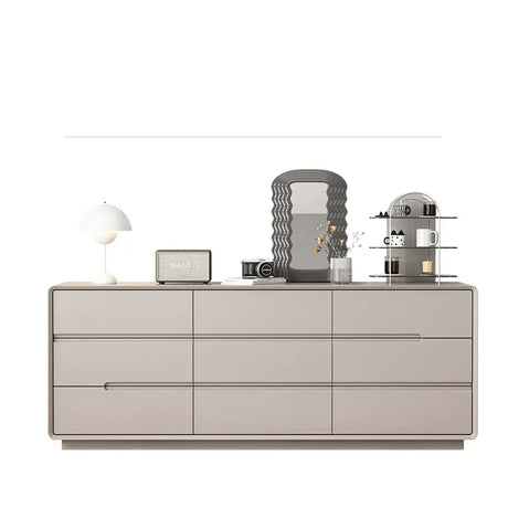 LINYUE Gideon Italian Black Minimalist Multi-Drawer Cabinet from LINYUE