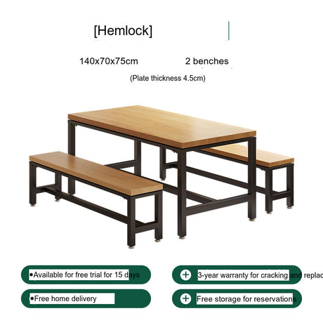WEIMEI Langley Rustic Compact Square Dining Set from WEIMEI