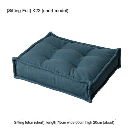 PULI Akihiro Premium Leather Cushioned Futon from PULI