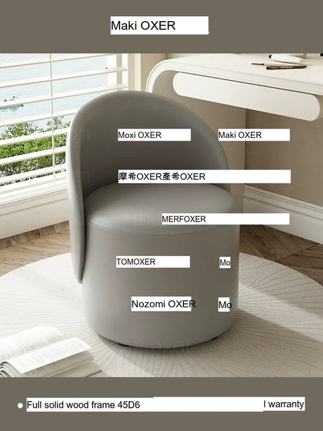 MOXER Aria Luxury Movable Makeup Stool from MOXER