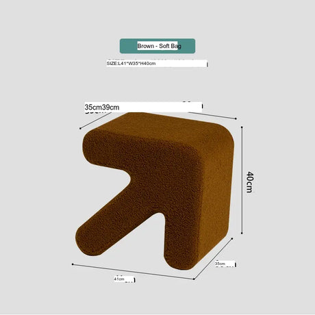 ABOUT WHITE Yamaguchi Charming Minimalist Plastic Stool from ABOUT WHITE