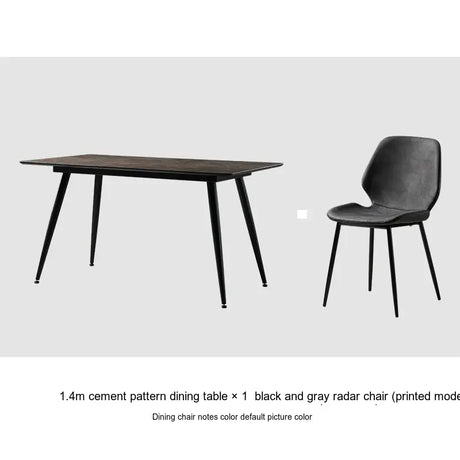 ABOUT WHITE Elowen Minimalist Cement Table Set from ABOUT WHITE