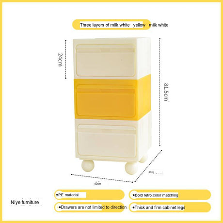 NIYE Calypso Minimalist Nordic Bedroom Storage Side Cabinet from NIYE