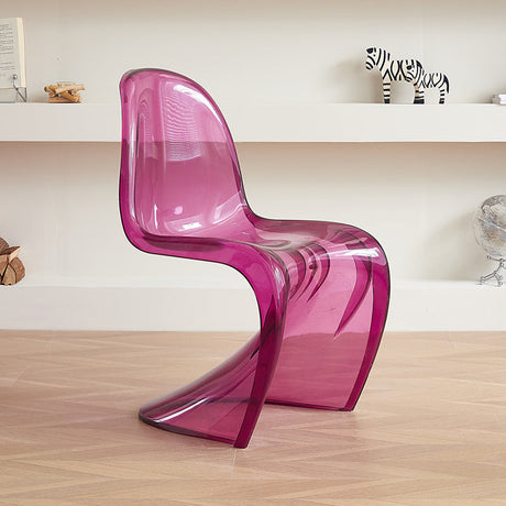 A&D Bartholomew Chic Stacking Plastic Dining Chair from A&D