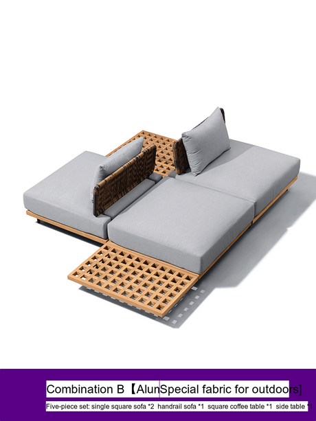 ZIYE Celestine Cozy Scandinavian Natural Sofa from ZIYE