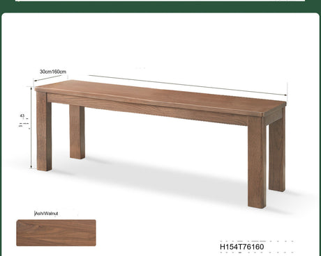 GENJI Hiroshi Minimalist Solid Wood Bench from GENJI
