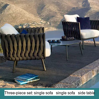 RATTAN SPACE Alhambra Waterproof Nordic Garden Chair Set from RATTAN SPACE