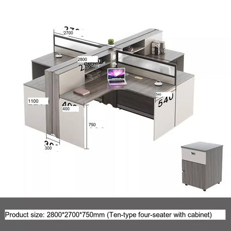 MUTINI Jasper Sleek Modern Office Desk Set from MUTINI