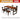 WEIMEI Santiago Rustic Solid Wood Dining Set from WEIMEI