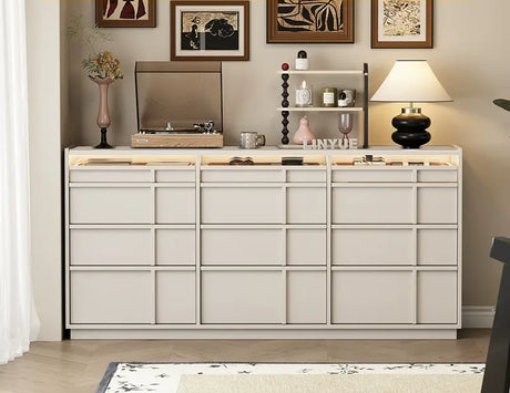 LINYUE Theo Wabi-Sabi Antique Solid Wood Drawer Cabinet from LINYUE
