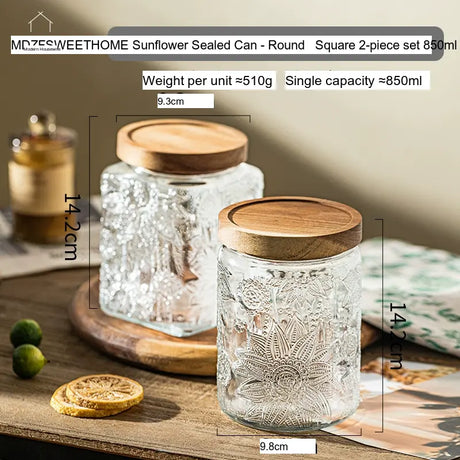 MH Zephyra Elegant Airtight Storage Jar from MH