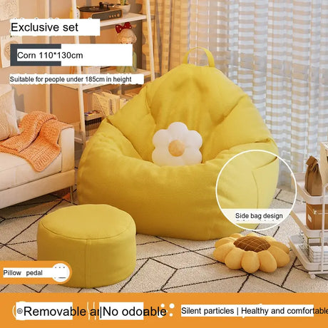 LEDONG Kintaro Plush Versatile Bean Bag Chair from LEDONG