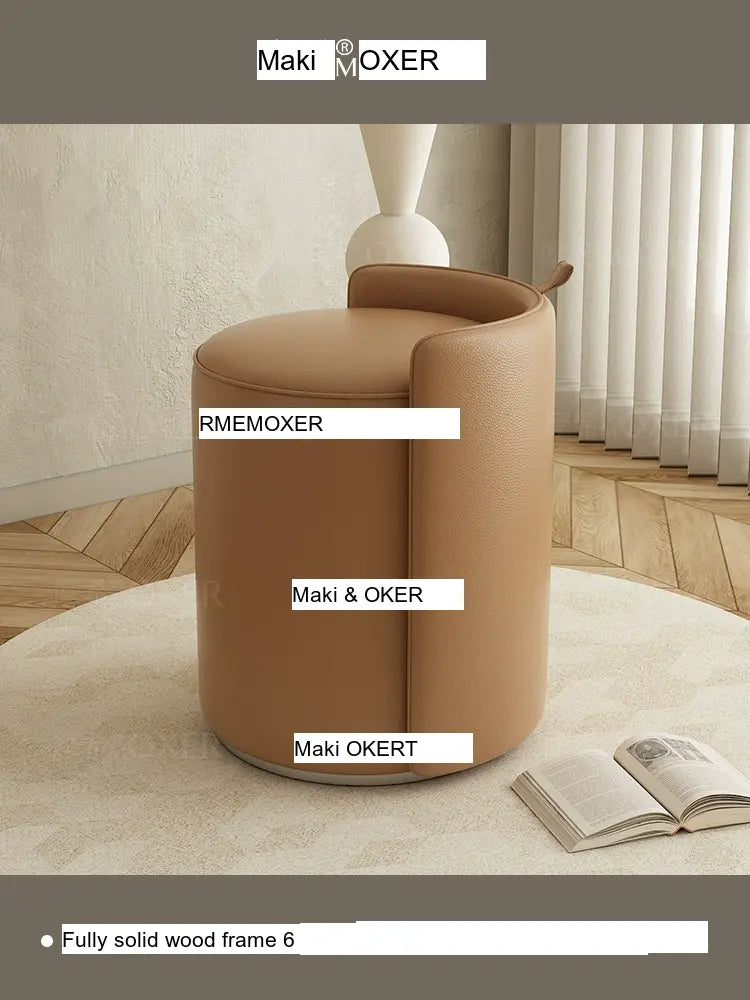 MOXER Nishikawa Elegant Luxury Swivel Makeup Chair from MOXER