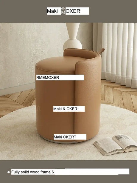 MOXER Nishikawa Elegant Luxury Swivel Makeup Chair from MOXER