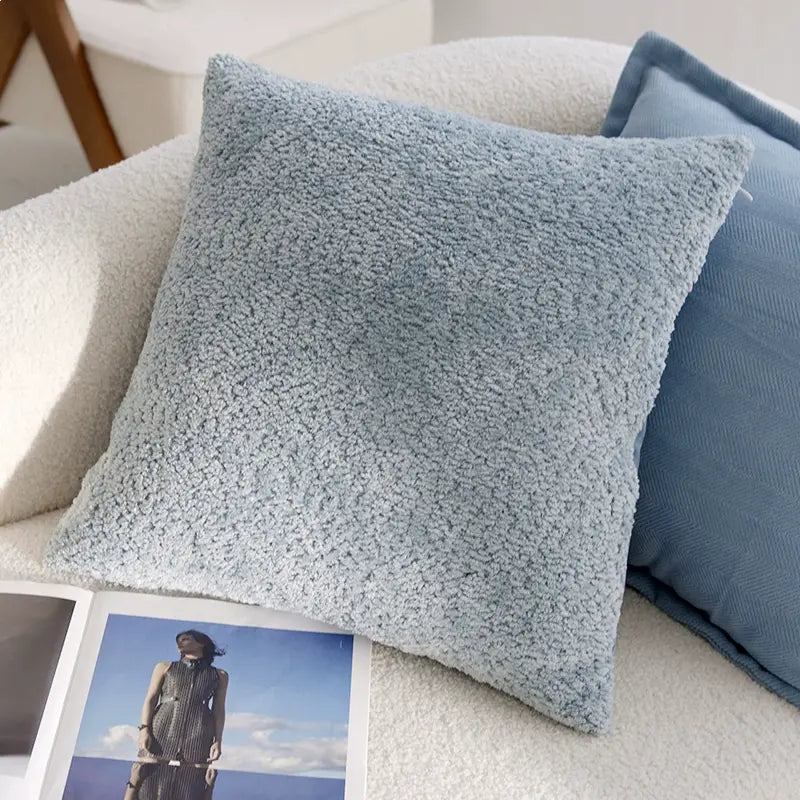 YOULI Astrid Cozy Plush Flowered Pillow Case from YOULI