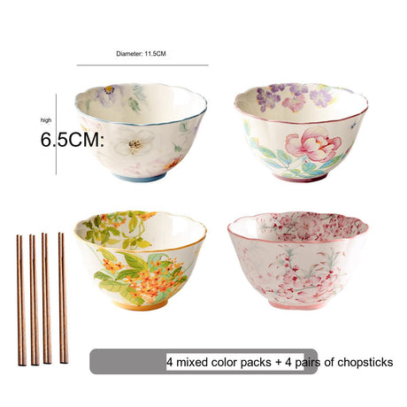 MOSE Twelve Flower Rice Bowl from MOSE