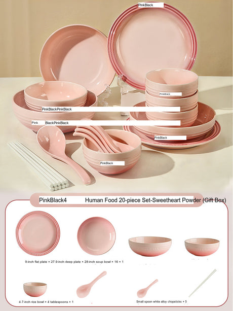 MOSE French Glaze Ceramic Tableware Set from MOSE