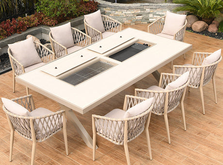 MOJIA Callista Aluminum Outdoor Lounge Chair for Modern Villas from MOJIA