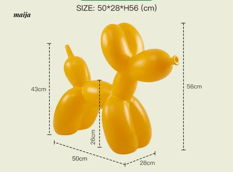 LAZYSPACE Violet Balloon Dog Stool from LAZYSPACE