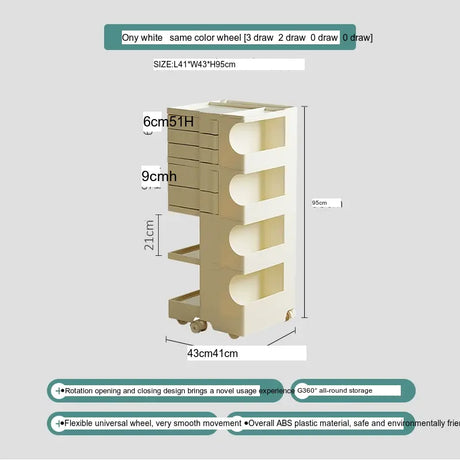 ABOUT WHITE Aisling Versatile Rotating Sofa Bed Storage System from ABOUT WHITE