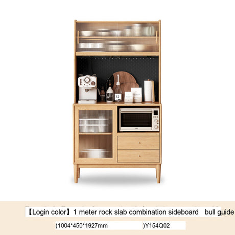 GENJI Akihiro Elegant Solid Wood High Cabinet from GENJI