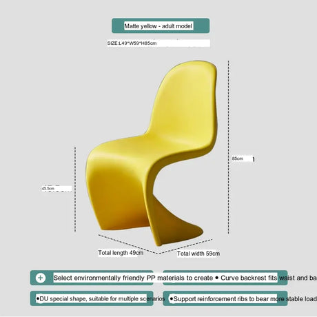 ABOUT WHITE Jintae Minimalist Transparent Dining Chair from ABOUT WHITE