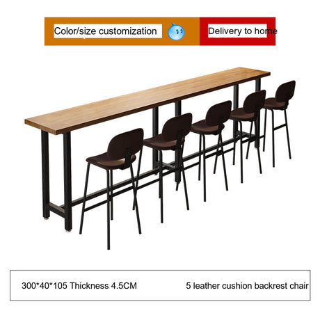 WEIMEI Santiago Chic Solid Wood Dining Set from WEIMEI