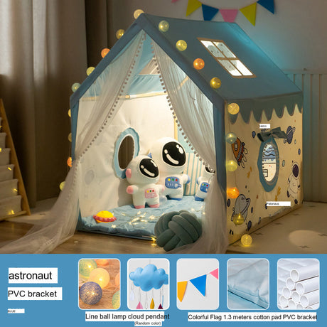 LITTLE DOVE Santiago Enchanted Indoor Castle Tent Playhouse from LITTLE DOVE