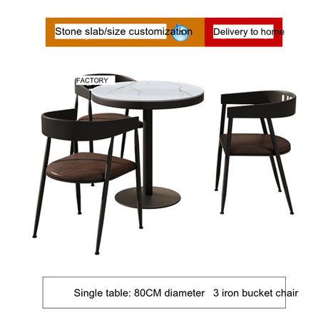 WEIMEI Zafiro Chic Minimalist Rock Table Set Bar Essentials from WEIMEI