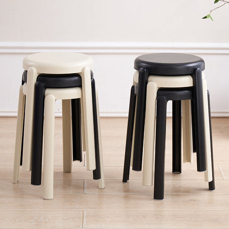 A&D Marcellus Durable Modern Round Stool from A&D