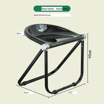 NIYE Serafina Vibrant Transparent Folding Chair from NIYE